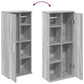 Bathroom Cabinet Grey sonoma Engineered wood 15.4x8.7x35.4 in