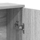 Bathroom Cabinet Grey sonoma Engineered wood 15.4x8.7x35.4 in