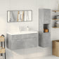 Bathroom Furniture Set Concrete grey Engineered wood
