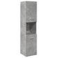 Bathroom Furniture Set Concrete grey Engineered wood