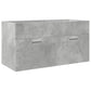 Bathroom Furniture Set Concrete grey Engineered wood
