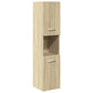 Bathroom Furniture Set Sonoma oak Engineered wood, glass Medium