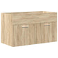 Bathroom Sink Cabinet Sonoma Oak and White
