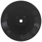 Wash Basins 2 pcs Gloss Black Ø16.5x5.5" Ceramic