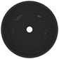 Wash Basin Gloss Black Ø11.0x3.9" Ceramic