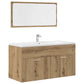 Bathroom Furniture Set Artisan Oak Engineered Wood Large