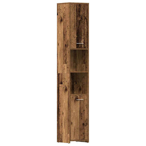 Bathroom Cabinet Old wood Engineered Wood 72.2 x 11.8 x 11.8 in