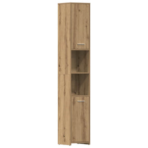 Bathroom Cabinet Artisan Oak Engineered Wood Bathroom Cabinet