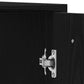 Bathroom Cabinet With Mirror Black Oak Engineered Wood Medium