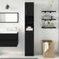 Bathroom Cabinet Black oak Engineered wood Tall Bathroom Cabinet