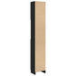 Bathroom Cabinet Black oak Engineered wood Tall Bathroom Cabinet