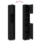 Bathroom Cabinet Black oak Engineered wood Tall Bathroom Cabinet