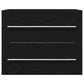 Bathroom Sink Cabinet Black Oak Engineered Wood Medium