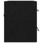 Bathroom Sink Cabinet Black Oak Engineered Wood Medium