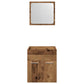 Bathroom Furniture Set Old Wood Engineered Wood, Glass Standard