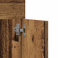 Bathroom Furniture Set Old Wood Engineered Wood, Glass Standard