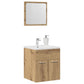 Bathroom Furniture Set Artisan Oak Engineered wood, glass Medium