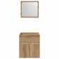 Bathroom Furniture Set Artisan Oak Engineered wood, glass Medium
