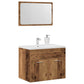 2 Piece Bathroom Furniture Set Old Wood Engineered Wood