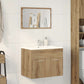 2 Piece Bathroom Furniture Set Artisan Oak Engineered Wood