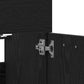 2 Piece Bathroom Furniture Set Black Oak Engineered Wood