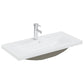 Sink Cabinet With Basin Old wood, White Engineered wood, Ceramic