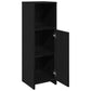 Bathroom Cabinet Black Oak 11.8x11.8x37.4" Engineered Wood