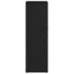 Bathroom Cabinet Black Oak 11.8x11.8x37.4" Engineered Wood
