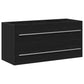 Bathroom Sink Cabinet Black Oak 39.4x15.2x18.9" Engineered Wood