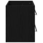 Bathroom Sink Cabinet Black Oak 39.4x15.2x18.9" Engineered Wood