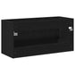 Bathroom Sink Cabinet Black Oak 39.4x15.2x18.9" Engineered Wood