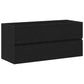 Sink Cabinet Black Oak Engineered Wood 39.4 in long Sink Cabinet