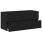 Sink Cabinet Black Oak Engineered Wood 39.4 in long Sink Cabinet