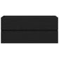 Sink Cabinet Black Oak Engineered Wood 39.4 in long Sink Cabinet