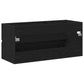 Sink Cabinet Black Oak Engineered Wood 39.4 in long Sink Cabinet