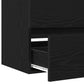 Sink Cabinet Black Oak Engineered Wood 39.4 in long Sink Cabinet