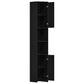 Bathroom Cabinet Black Oak Engineered Wood Tall Bathroom Cabinet