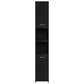 Bathroom Cabinet Black Oak Engineered Wood Tall Bathroom Cabinet