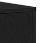Bathroom Cabinet Black Oak Engineered Wood Tall Bathroom Cabinet