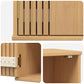 Bathroom Storage Cabinet 35x30x55 cm Solid Wood Pine