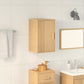 Bathroom Storage Cabinet 35x30x55 cm Solid Wood Pine