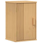 Bathroom Storage Cabinet 35x30x55 cm Solid Wood Pine
