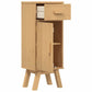 Bathroom Storage Cabinet 35x30x90 cm Solid Wood Pine