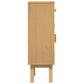 Bathroom Storage Cabinet 35x30x90 cm Solid Wood Pine