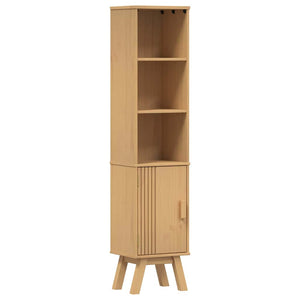 Bathroom Cabinet Brown 35x30x159 cm Solid Pine wood