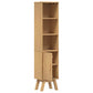 Bathroom Cabinet Brown 35x30x159 cm Solid Pine wood