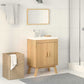 Sink Base Cabinet 114x43x73.5 cm Solid Wood Pine