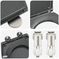 Quick Release Toilet Seat with Soft Close Duroplast Anthracite