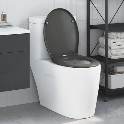 Quick Release Toilet Seat with Soft Close Duroplast Anthracite