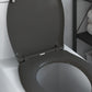 Quick Release Toilet Seat with Soft Close Duroplast Anthracite